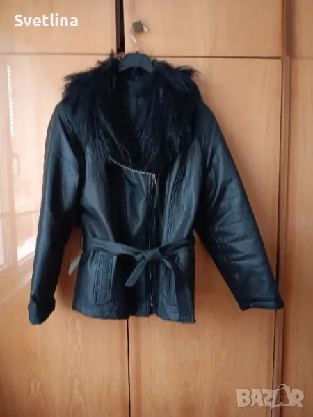 кожено яке - страхотно XL-14 лв., снимка 1