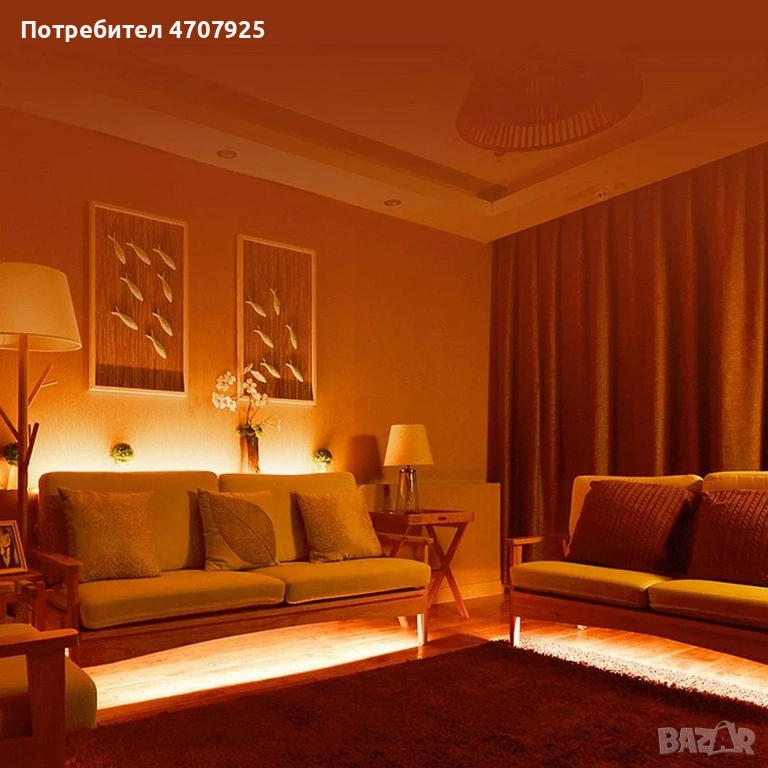 Yeelight Light Strip 1S RGB LED Лента – Умна домашна LED лента 2 м, снимка 1