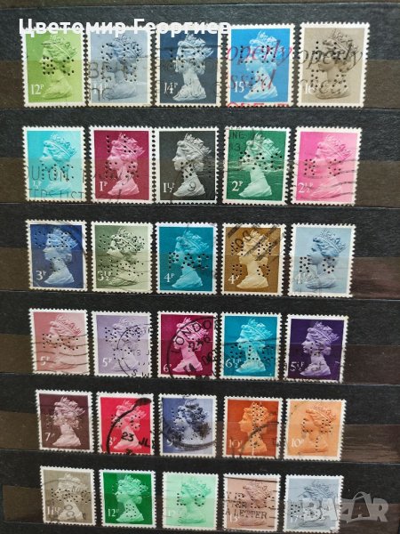 Перфини 30бр. Англия, снимка 1