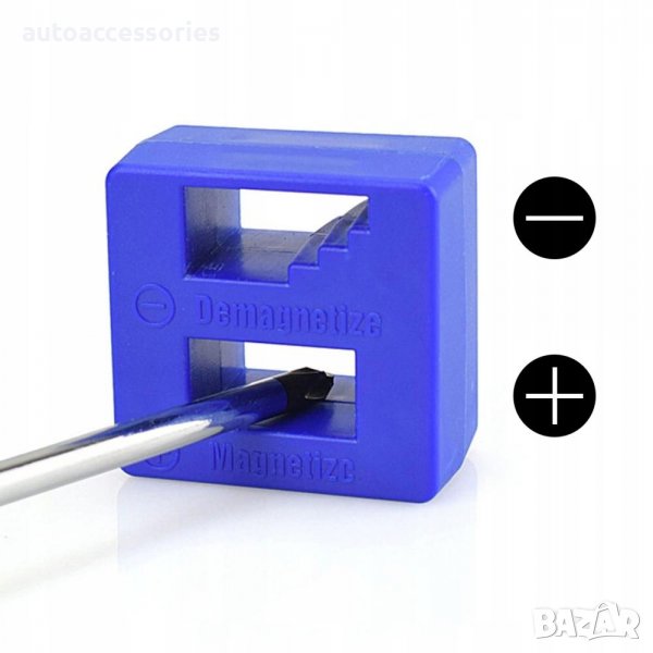 3000053719 Магнетизатор-демагнетизатор на битове, отвертки, винтове G03205, снимка 1