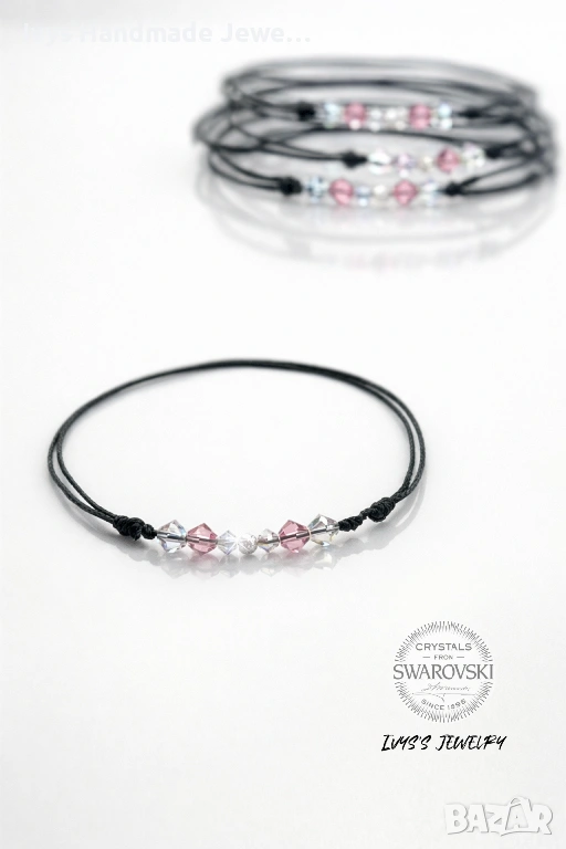 Swarovski crystals Дамска гривна, снимка 1