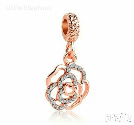 Sale Висящ елемент цвете,Rose Gold/нов, снимка 1