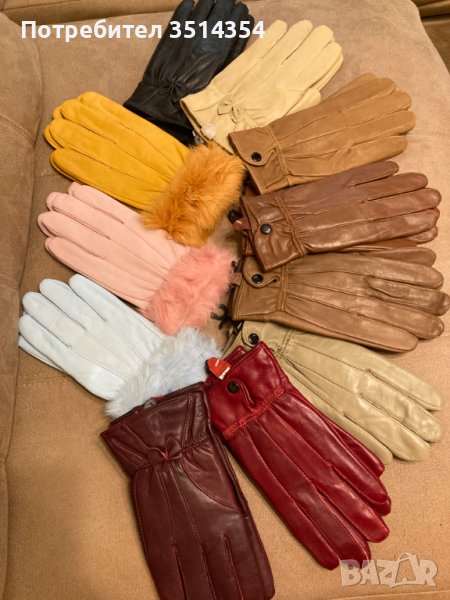 Нови Модели!!!Дамски ръкавици от естествена кожа, снимка 1
