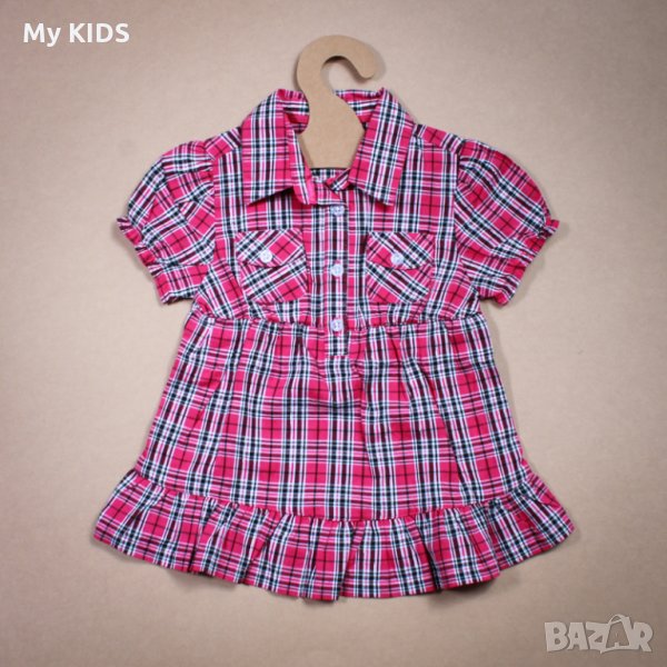 детска рокля / туника каре Arizona 98 104 110 / 3-4 4-5, снимка 1