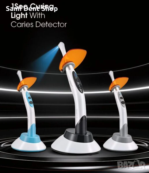 Фотополимерна лампа JERRY JR-CL37H Pro – 4 в 1 LED чип и детектор за кариеси, снимка 1