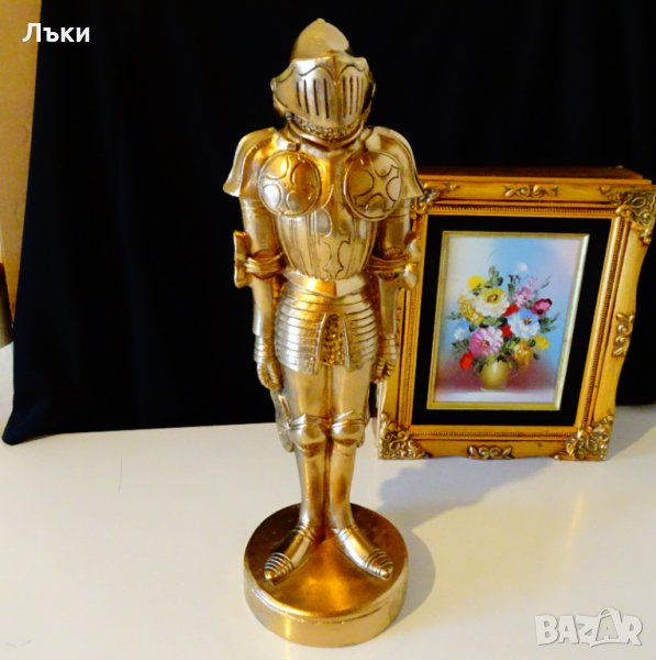 Arnaldo Fazzi (1855 - 1944) скулптура,статуя Рицар. , снимка 1