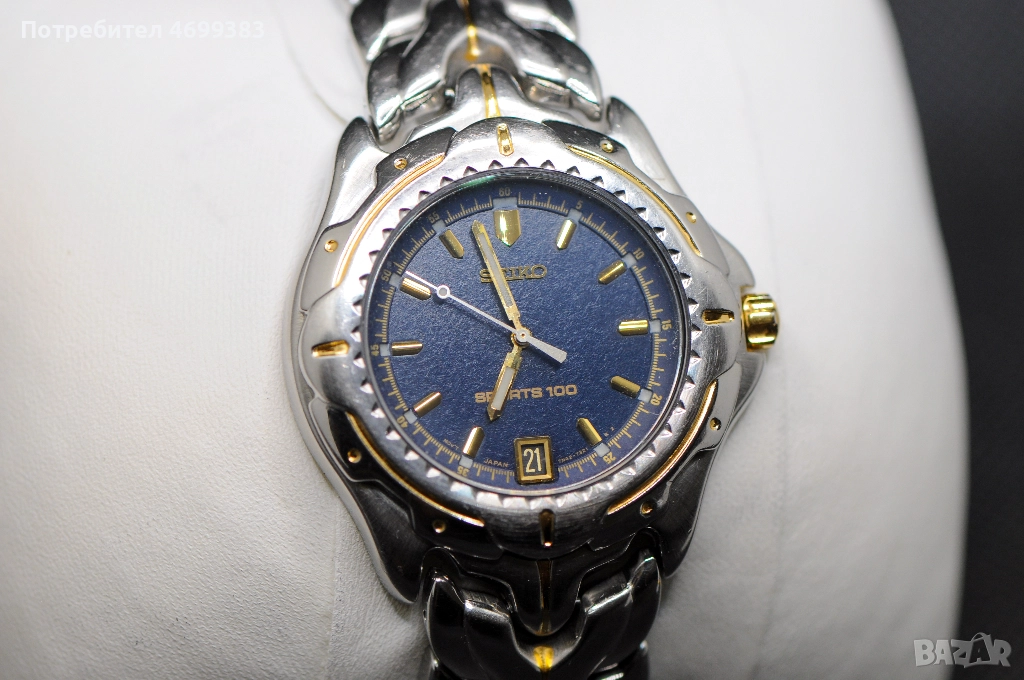 Мъжки японски часовник - Seiko Sports 100 7n42, снимка 1