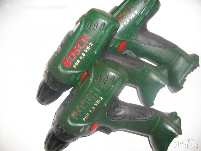Боди-Тяло-Швейцарско-Bosch PSR 9,6 VE-2-Винтоверт-Дрелка-Бош-9,6 Волта, снимка 1