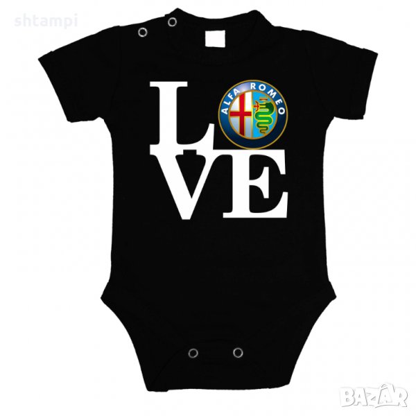 Бебешко боди Alfa Romeo LOVE , снимка 1