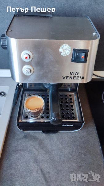 Кафемашина Saeco Via Venezia отличен потопяем нагревател крема ръкохватка Саеко, снимка 1