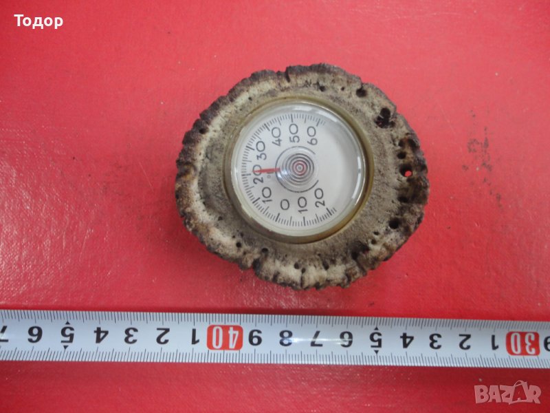 Уникален ловен термометър рог, снимка 1