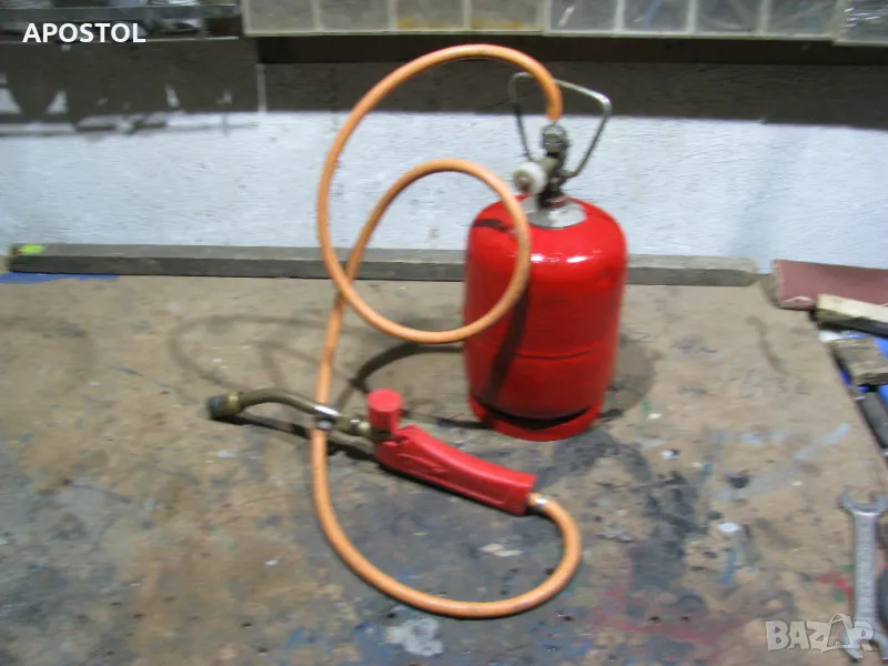  	Газова бутилка в комплект с горелка, снимка 1