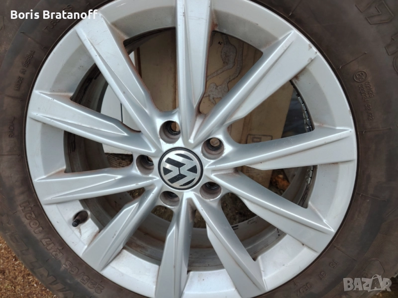 алуминиеви джанти 17 цола VAG /WV с нови зимни гуми 225/70 R17, снимка 1