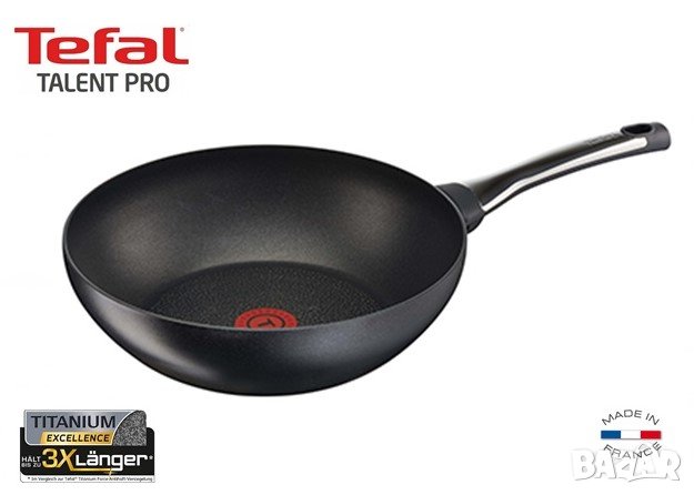 Уок тиган Tefal  Talent Pro / WOK PAN INDUCTION, снимка 1