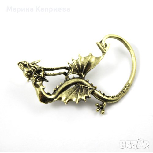 Обеца "Дракон" Цената е за 1 брой /С-26/, снимка 1