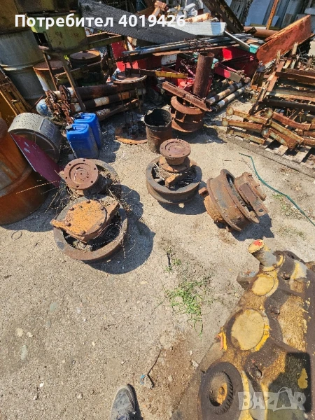 Колела от количката на 32 тонен козлови кран , снимка 1