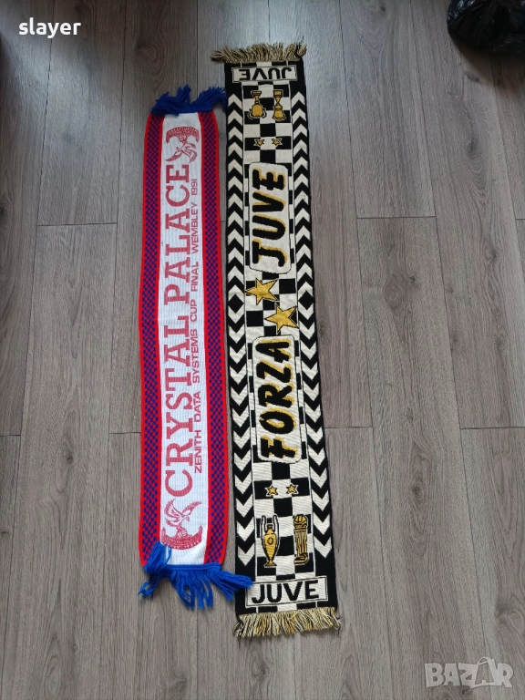Лот шалове Juventus,Cristal Palace, снимка 1