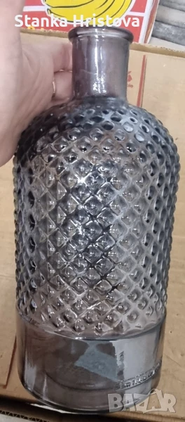 Ретро стъклена ваза ., снимка 1