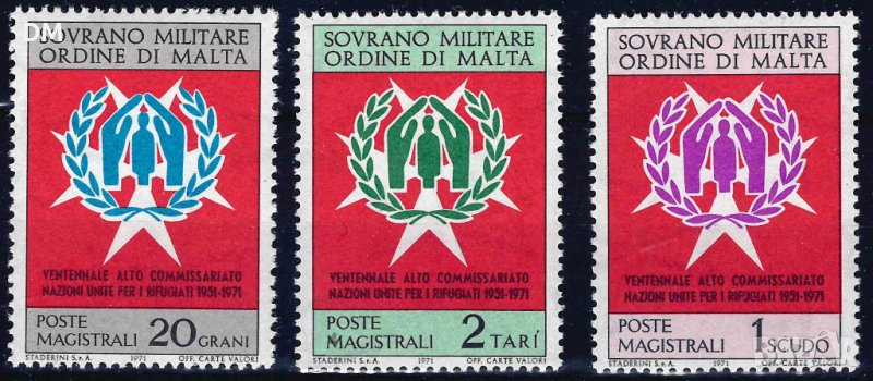 Суверенен малтийски орден 1971 - ООН MNH, снимка 1