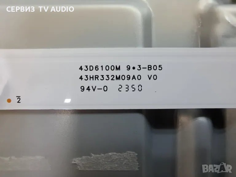 Подсветка 43D6100M 9*3-B05,43HR332M09A0 V0, снимка 1