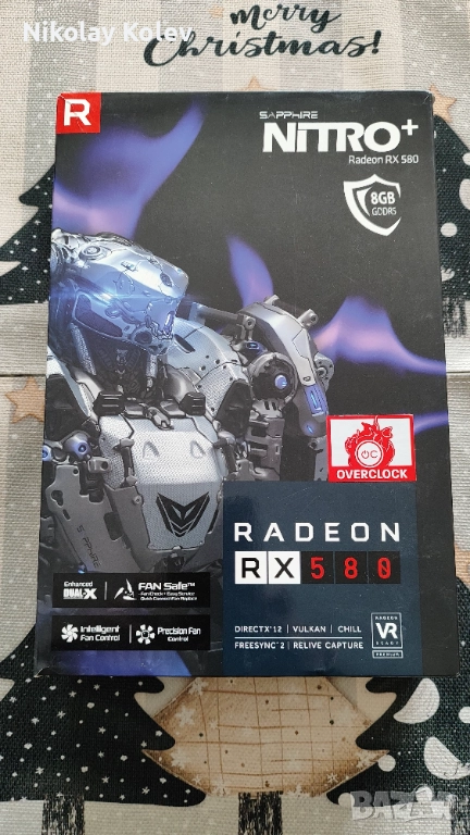 RX 580 Sapphire Nitro+ 8GB – тествана, снимка 1
