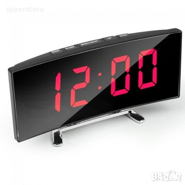 Часовник Термометър стаен огледало Digital One SP00686 DT-6507 на ток и батерии, като телевизорче, снимка 1