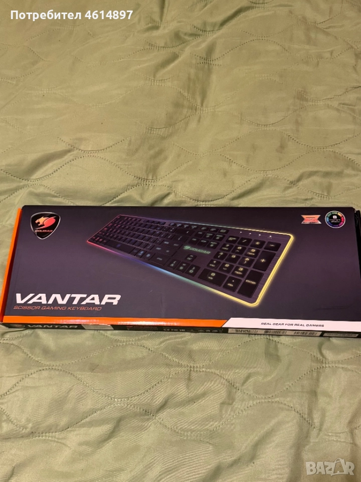 Клавиатура COUGAR VANTAR Scissor Gaming, снимка 1