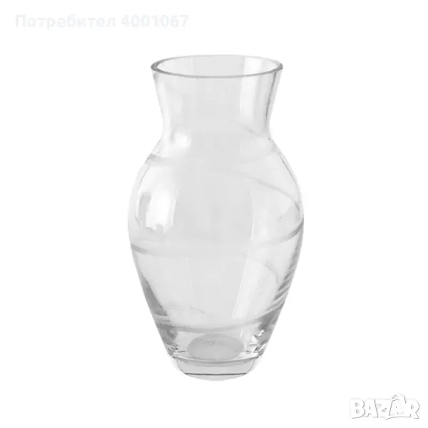 стъклена ваза, снимка 1