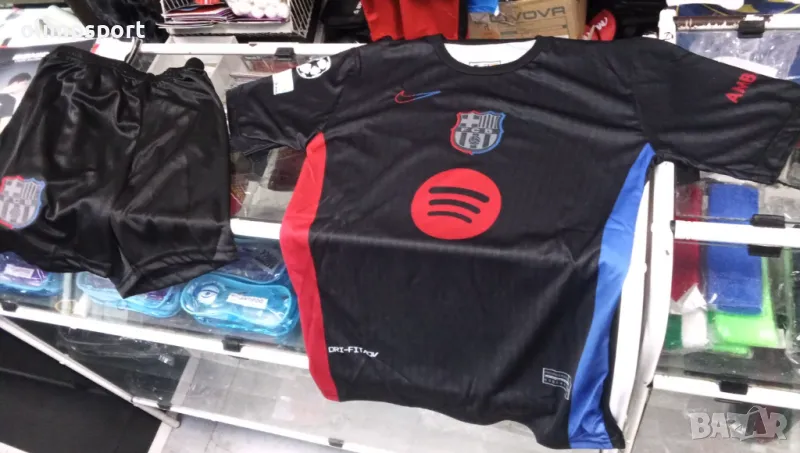 футболен екип Barcelona Ямал нов тениска и шорти за дете с ръст 104 - 158см, снимка 1