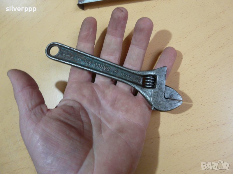 Стар раздвижен ключ BAHCO - малък размер, снимка 1