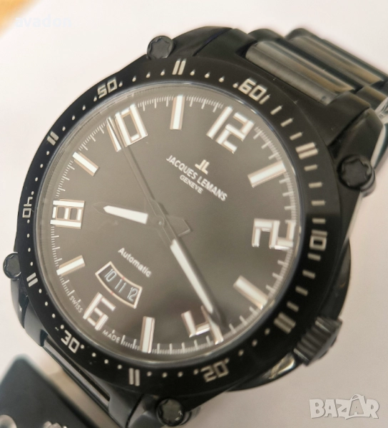 JACQUES LEMANS automatic Swiss Made sapphire , снимка 1
