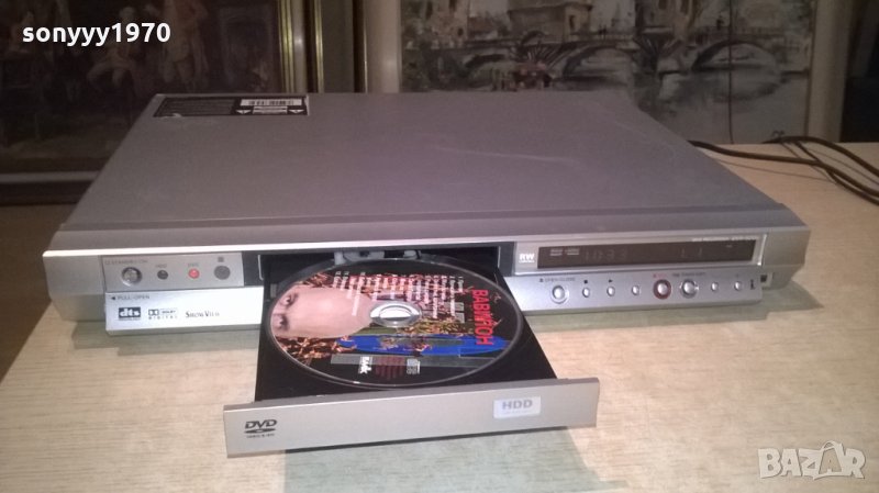 pioneer dvr-520h-s dvd & hdd made in uk-внос швеция, снимка 1