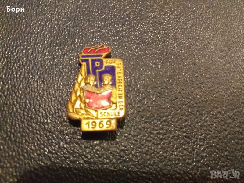 Значка ГДР фестивал на книгата образованието 1969г, снимка 1