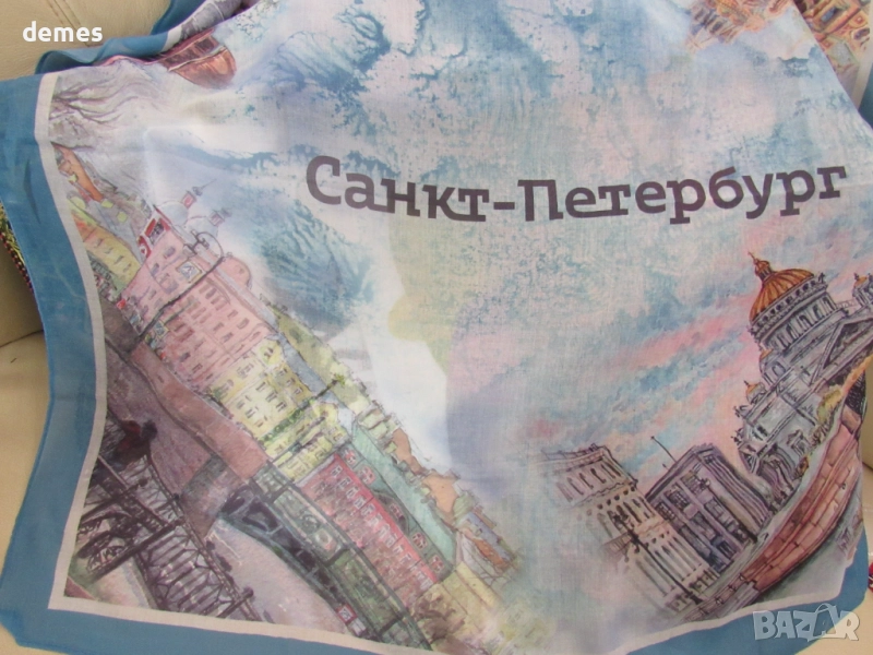 Красив шал от бамбукова коприна от Санкт Петербург, Русия, снимка 1