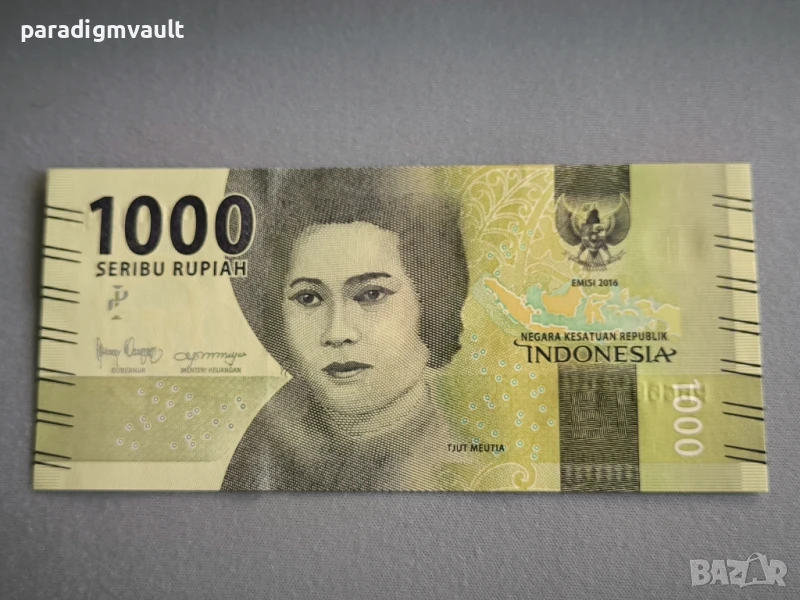 Банкнота - Индонезия - 1000 рупии UNC | 2019г., снимка 1