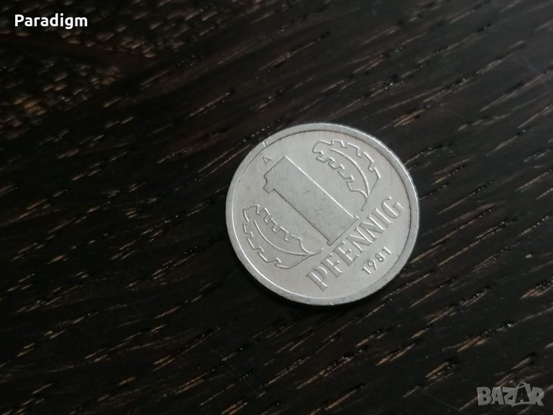 Монета - Германия - 1 пфениг | 1981г.; серия А, снимка 1