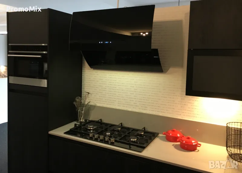 Аспиратор със стъклен панел Frilec DRESDEN925-KFD 90см Рециркулация Невентилиран абсорбатор , снимка 1