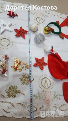 Страхотен лот за Коледа + покривка , снимка 9 - Декорация за дома - 37801909