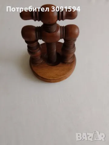 Дъбова преса за орехи ядки 18 век, снимка 12 - Антикварни и старинни предмети - 49632479