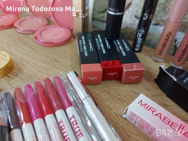 Червила, моливи, контур, руж lorreal, m.a.c., estel lauder, снимка 3 - Декоративна козметика - 35619696