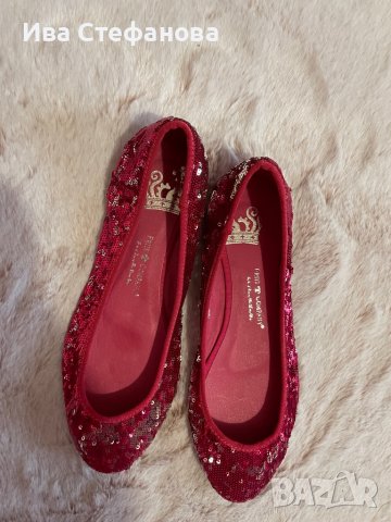 Нови цикламени балеринки с пайети  , снимка 5 - Дамски ежедневни обувки - 36715914
