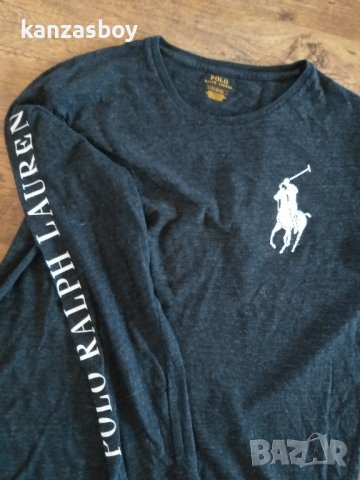 polo ralph lauren - страхотна мъжка блуза КАТО НОВА, снимка 5 - Блузи - 40002155