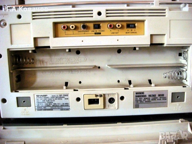 SHARP GF -700Z , снимка 11 - Радиокасетофони, транзистори - 52146152