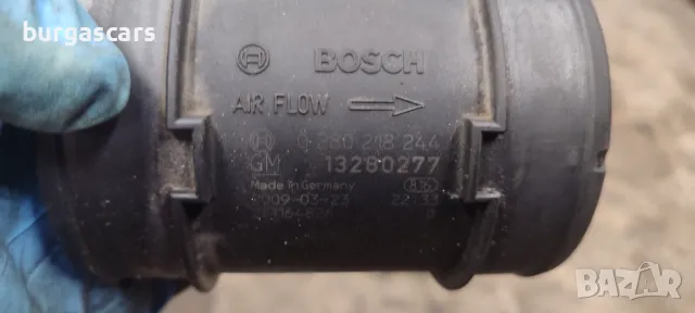 Дебитомер 13280277 / 0 280 218 244 Opel Zafira Z16XNT 1.6-150к.с. - 90лв, снимка 2 - Части - 47303366