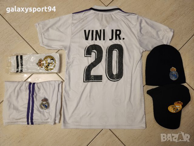 Роналдо 2023г Екип с калци + Шапка 2бр детски екип 2023г, снимка 7 - Футбол - 39695129