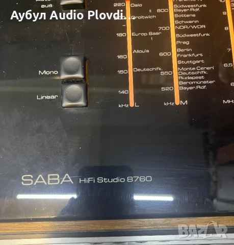 Saba HiFi-Studio-8760 STREO System , снимка 7 - Аудиосистеми - 50968322
