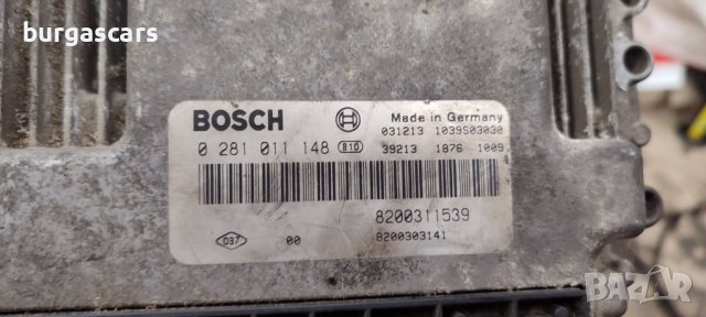 Компютър двигател 0 281 011 148 Renault Laguna II 1.9 DCI - 110лв, снимка 2 - Части - 43238160