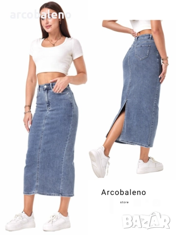 Дамска дънкова пола 