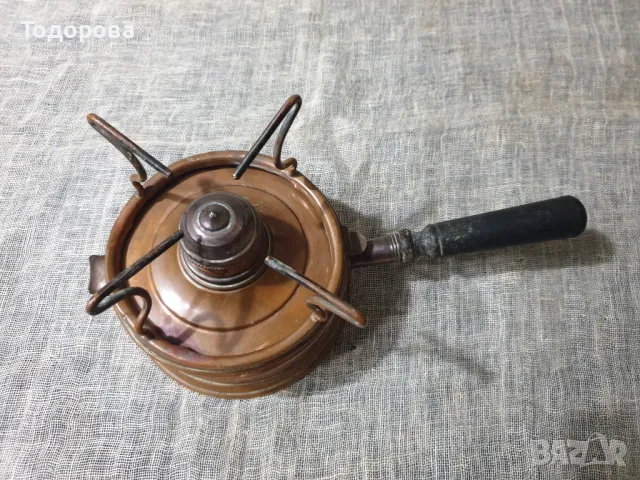 Старинен френски меден примус, снимка 2 - Антикварни и старинни предмети - 48178702