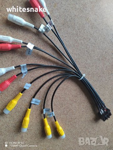  Car stereo 20 pin-11 RCA cable, снимка 2 - Други - 36886328